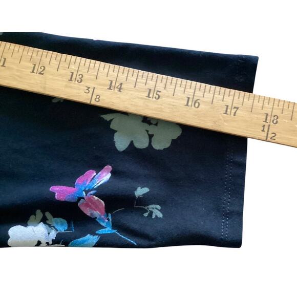 J.Jill Wearever Collection Floral Swing 3/4 Sleeve Pleat-Back dress. - Picture 6 of 6